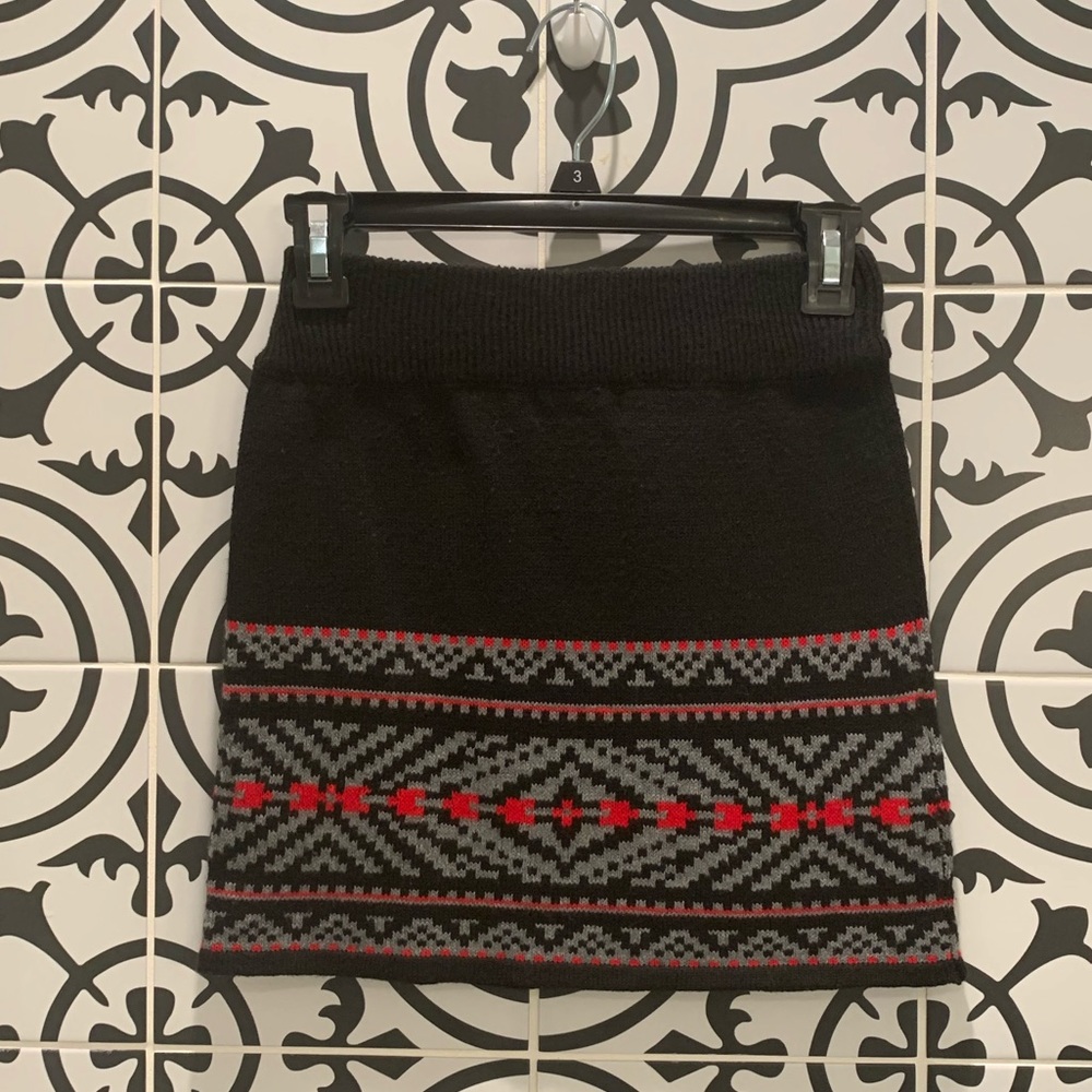 Knit Mini Skirt